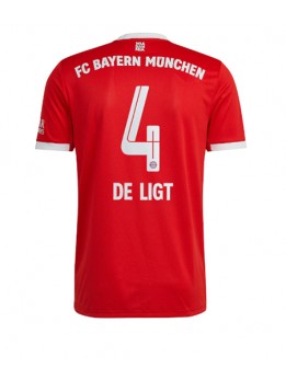 Bayern Munich Matthijs de Ligt #4 Heimtrikot 2022-23 Kurzarm